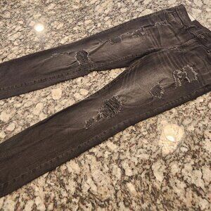 H&M Mens Moulante & Denim Black Denim Slim Fit Jeans 36x32 Everyday Jeans EUC
